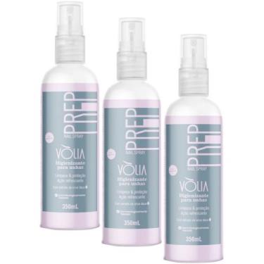 Imagem de 3UN Preparação Nail Spray Higienizante Unhas 350ml Volia - Vòlia