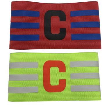 Imagem de Faixa de Capitão Braçadeira de Futebol Combo 2 Unidades  - Estilo Bole