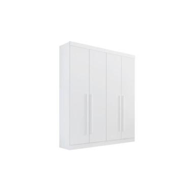 Imagem de Guarda Roupa da Vinci Plus 4 portas 3 gavetas D'Doro - DDoro, Branco