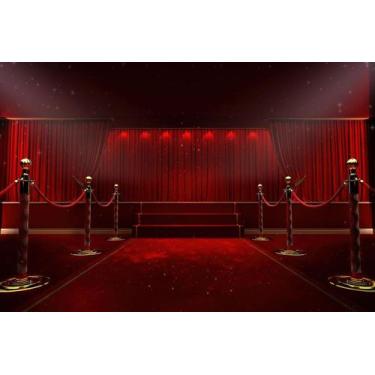 Imagem de Painel de Lona Cinema Entrada Tapete Vermelho - 200x150cm - Fabrika de