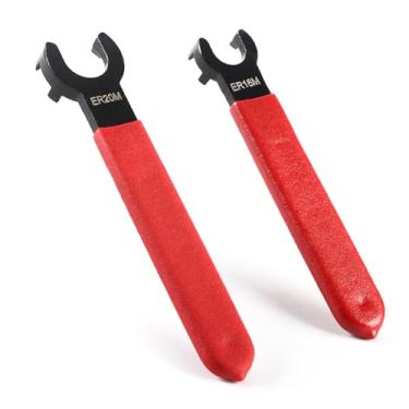 Imagem de YXQ Chave inglesa de mandril de pinça, ER16 ER20 M, tipo mandril, fresadora, CNC, ferramentas de suporte de mandril, 2 peças