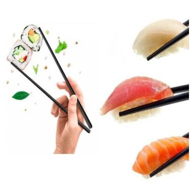 Imagem de Hashi Melamina Para Alimentos 2 Pares Sushi - Mimo - MIMO STYLE