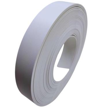 Imagem de Fita de Borda Abs Branca Tx Fosca 35mm x 2mm x 5m Para Moveis Acabamen