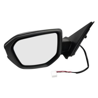 Imagem de Dexepe Conjunto de espelho lateral do motorista 2016-2021 compatível com Honda Civic Sedan Coupe Hatchback Espelho retrovisor esquerdo aquecido potência ajustável substituição HO1320284, 76258TBAC02ZA