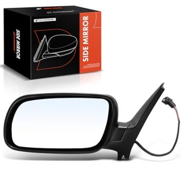 Imagem de A-Premium Espelho retrovisor elétrico do lado do motorista - compatível com Volkswagen Jetta 1999-2007, Golf 1999-2006 - Espelho retrovisor externo externo dobrável manual aquecido - Substituição #