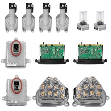 Imagem de LUKYUCHA 63117271901 63117271902 Kit de diodo de módulo de LED de lâmpada de lastro de xênon, adequado para BMW Série 5 M5 528i 535i 550i xDrive 2011-2013, 63127262731 6311731621777 6311 7237647