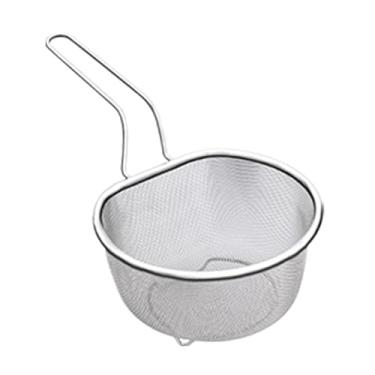 Imagem de Generic Malha de filtro para panela quente, peneira para macarrão, servir alimentos, cesta de macarrão, rede de fritura de aço inoxidável para macarrão, Malha Fina de 18 Cm