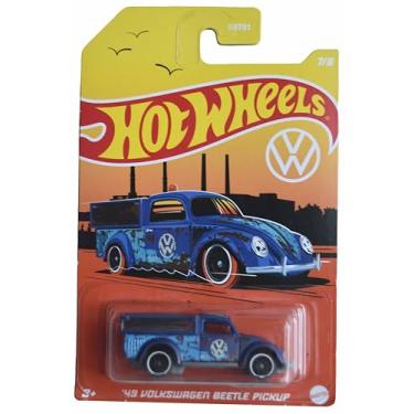 Imagem de Hot Wheels '49 Volkswagen Beetle Pickup, Blue 7/8