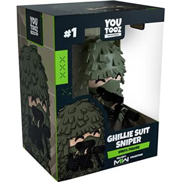 Imagem de Youtooz Ghillie Suit Sniper Boneco de vinil de 10,7 cm, oficial licenciado colecionável Ghillie Suit Sniper de Call of Duty: Modern Warfare 2, boneco de videogame coleção Modern Warefare 2