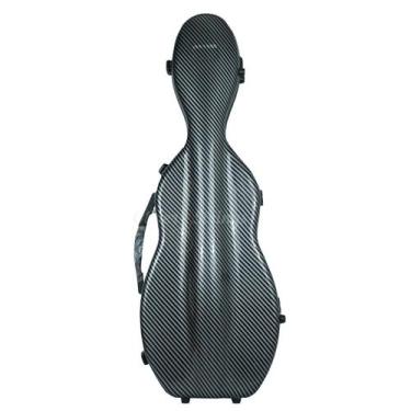 Imagem de Estojo case fibra de vidro violino 4/4 preto carbono - ORQUEZZ