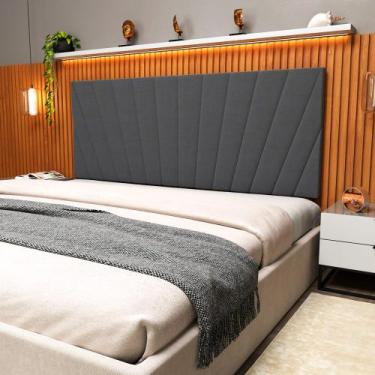 Imagem de Cabeceira Cama Casal 1,40 Luxo Painel de Parede - Destaki