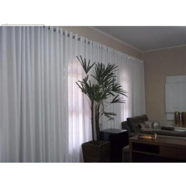 Imagem de Cortina Clássica Milão - 5,20 larg x 2,50 alt - BRANCO - Cortinas