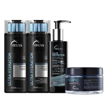 Imagem de Kit Ultra Hydration Truss - Shampoo 300ml + Condicionador 300ml + Hair