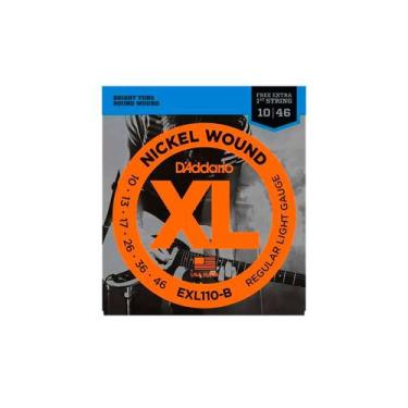 Imagem de Cordas Para Guitarra D Addario Xl Nickel Wound Exl110-b .010-.046 Com 