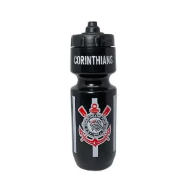 Imagem de Garrafa squeeze corinthians bico automático 700ml licenciado - Allmix,