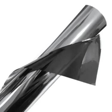 Imagem de Insulfilm Espelhado Prata Smoke 0,50x6m Redução de Calor e Privacidade