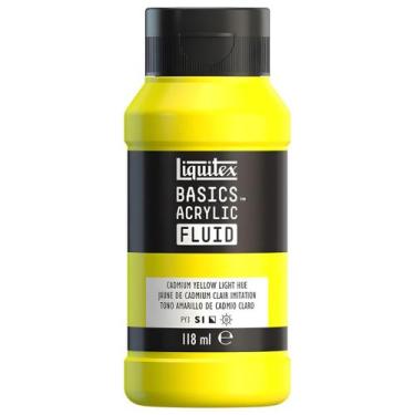 Imagem de Tinta acrilica basics fluid 118ml liquitex escolha a cor, 380 CADMIUM 