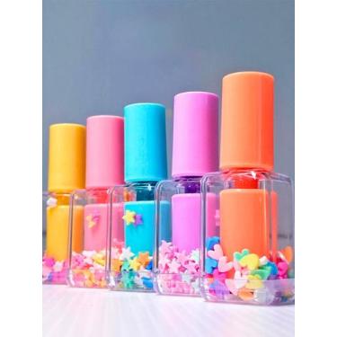 Imagem de Kit Mini Marca Texto Esmalte Picolé Casquina Candy Color Volta as Aula