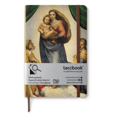 Imagem de Caderno Pautado taccbook Madona Sistina 14x21 Flex