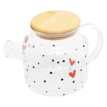 Imagem de Chaleira de Vidro Borossilicato com Tampa Heart 600ml Wolff, heart
