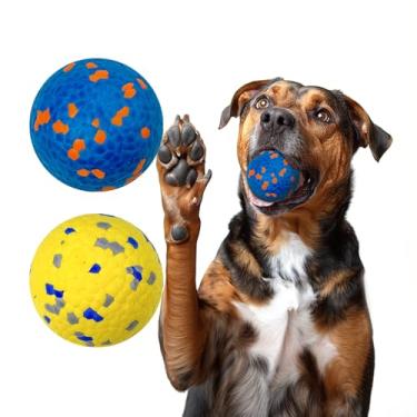 Imagem de Lepawit Bolas para cães para mastigar agressivos, bolas de tênis, brinquedos para cães, bola de mastigação indestrutível para cães pequenos, médios e grandes, bolas flutuantes para buscar água – 2