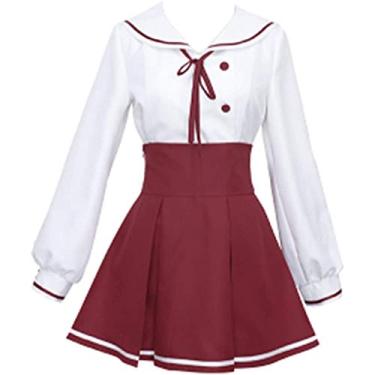 Imagem de Grand Duke Rent a Girlfriend Kanokari Sakurasawa Sumi Fantasia Cosplay Uniforme Escolar Fantasia de Halloween, Tamanho:, X-Large
