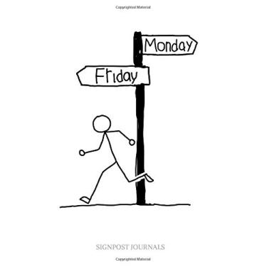 Imagem de Monday Friday: A Large 6x9" Blank Lined Journal/Journal To Write In