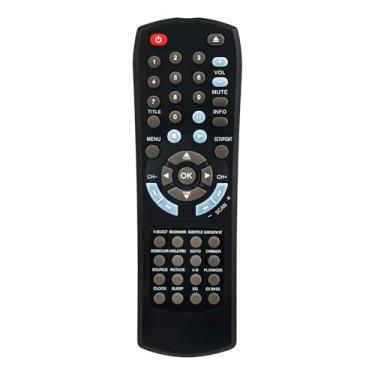 Imagem de Controle remoto de substituição DAV8611 0223-458611-00 compatível com Insignia Audio DVD Player NS-A3111, NS-ES6111