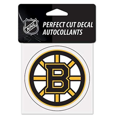 Imagem de WinCraft Decalque de Parede NHL Boston Bruins, 10 x 10 cm, Preto, Brilhante, Sem Moldura, Multi-orientação, Montagem na Parede, Indoor, Sala de Estar, Quarto