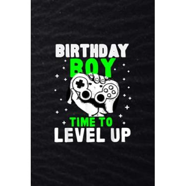 Imagem de Birthday Reminder Notebook - Birthday Boy Time To Level Up Video Game