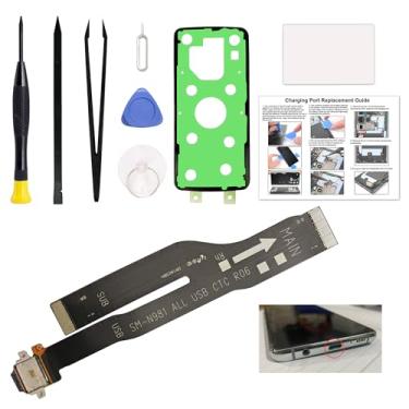 Imagem de Kit de substituição de porta de carregamento compatível com Galaxy Note 20, conector de placa de base com kit de ferramentas, instruções (sem garantia de versão em português)