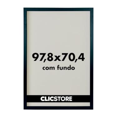 Imagem de Moldura para Quebra Cabeça Grow Puzzle 2000 peças 70,4x97,8 cm sem Vidro Decoração Interiores Parede Sala Escritório (Preto)