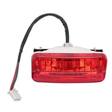 Imagem de WOOSTAR Substituição de luz traseira LED de freio traseiro de 3 fios para motocicleta 50cc 70cc 90cc 110cc 125cc 150cc scooters ATV 4 rodas quadriciclo bicicleta ciclomotor