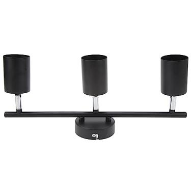 Imagem de Trilho de Luz, Luminária de Base de 3 Luzes Kit de Iluminação de Trilho de LED Com Ventosa Cabeças de Luz Giratórias de 90 Graus Trilho de Iluminação Moderno Luz de Trilho Linear