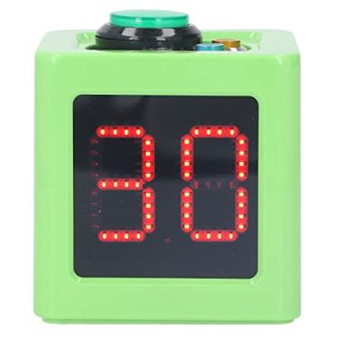 Imagem de Cronômetro de Contagem Regressiva Digital de 4 Lados .4in para Jogos Privados de Pôquer - e Timer para Cassinos e Nomes (Verde)