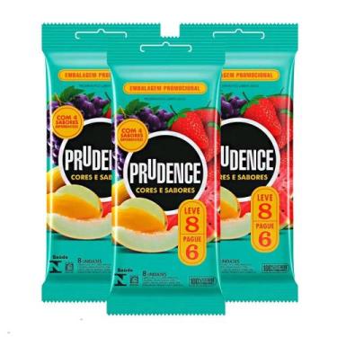 Imagem de Preservativo Camisinha Cores E Sabores 24 Unidades - Prudence