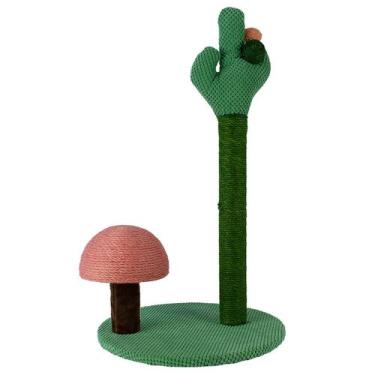 Imagem de Arranhador para Gatos em Forma de Cacto Árvore de Gatos - PetNest