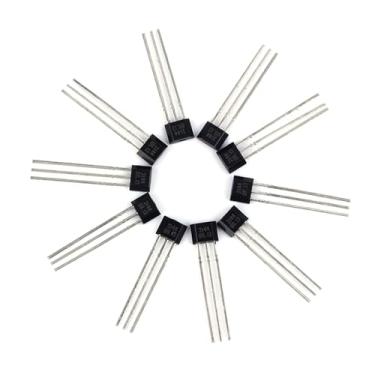 Imagem de Sensor de Efeito Hall A3144, Tamanho Pequeno, Alta Sensibilidade, 24V, 50V, 50mA, -65~150 Graus Celsius, 10 Unidades/Lote, Aplicado Em Brinquedos Eletrônicos, Pequenos
