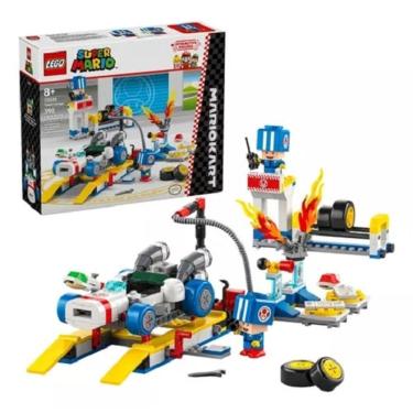 Imagem de Lego 72035 Super Mario - Mario Kart Garagem Pit Stop Toad – 390 peças