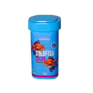 Imagem de Ração Para Peixes Alimento Nutricon Goldfish Color 80gr