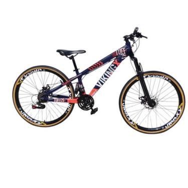 Imagem de Bicicleta Aro26 Vikingx Tuff 25 Aluminio 21 Velocidades Freeride Rodas