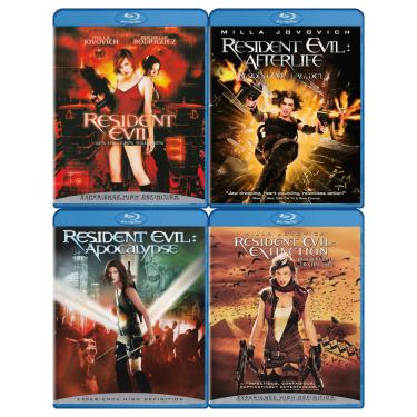 Imagem de Resident Evil / Resident Evil: Afterlife / Resident Evil: Apocalypse / Resident Evil: Extinction (Blu-ray) (4-Pack)