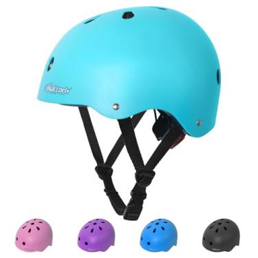 Imagem de MammyGol Capacete De Bicicleta Para Meninas, Capacete De Skate Para Crianças, Conjunto De Equipamentos De Proteção Multiesportivos Ajustáveis, Capacete Leve Para Meninos, Criança Pequena Para Skate,