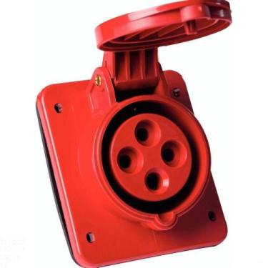 Imagem de Tomada De Embutir Industrial 3p+t 32 A 380-415 Vca 6 H Tramontina Tram