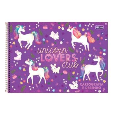 Imagem de Caderno Desenho 80 Folhas Unicornio Blink Tilibra 1877