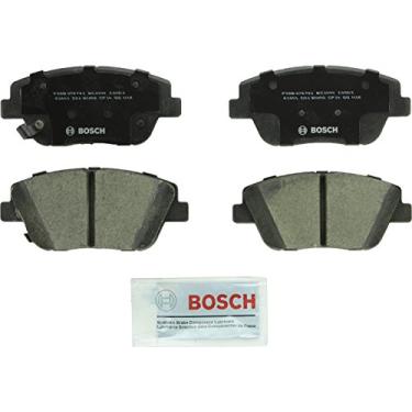 Imagem de BOSCH BC1444 QuietCast Conjunto de pastilhas de freio a disco de cerâmica premium - Compatível com Hyundai Sonata selecionada; Kia Optima; FRENTE