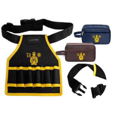 Imagem de Bolsa Cinto Porta Ferramentas Cartucheira Resistente 6Bolsos - Mormino