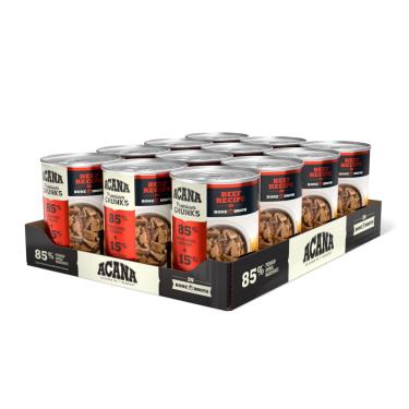 Imagem de Comida úmida para cães acana Premium Chunks, caldo de carne com osso, 380 ml