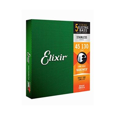 Imagem de Encordoamento .045 .130 em Aço Inoxidável Medium Long Scale Nanoweb para Baixo 5 Cordas - 14777