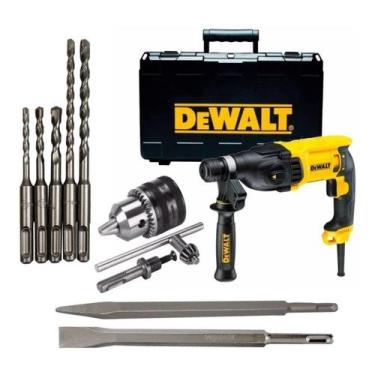 Imagem de Martelete Perfurador  800 Watts Dewalt + Kit Broca, Ponteria, 220V